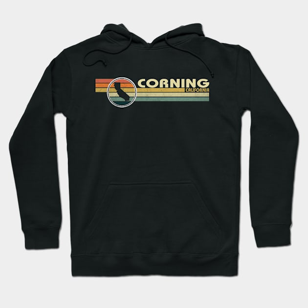 Corning California vintage 1980s style Hoodie by LuLiLa Store